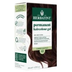 Herbatint 4R Castanho Acobreado | Coloração Cabelo Sem Amoníaco | Reflexos Avermelhados