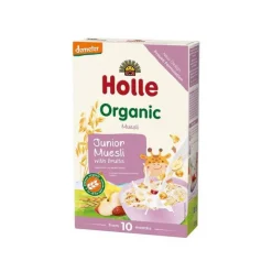 Holle Bio Papa Muesli Junior Cereais com Fruta 250g +10M