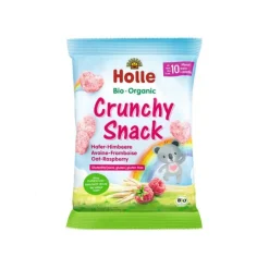 Holle Bio Snack Crunchy Aveia e Framboesa +10M 30g