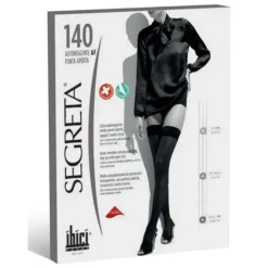 Ibici Meia até à raiz coxa 140 T3 biqueira aberta Cor 36/Chamois