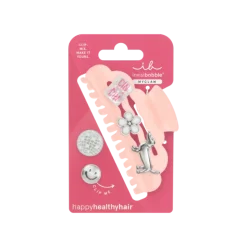 Invisibobble Gancho Cabelo + 5 Charms MYCLAW Hug Me Baby Rosa