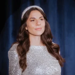 Invisibobble HAIRHALO Eclipse Stardust Crown | Arco de Cabelo Brilhante com Glitter