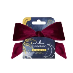 Invisibobble SPRUNCHIE Eclipse Velvet Grace | Elástico Cabelo de Veludo Vermelho