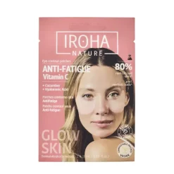 Iroha Glow Skin Patches para Olhos Vitamina C Anti-Fadiga | 2 Unidades
