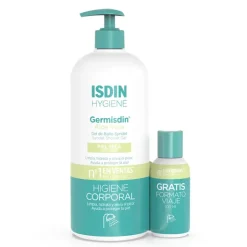 ISDIN Pack Germisdin Aloe Vera Gel Banho 1L + 100ml Oferta | Antisséptico