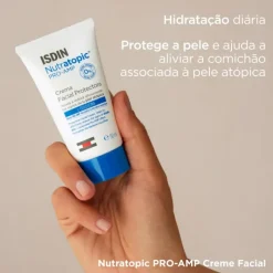 ISDIN Pack Nutratopic Pro-AMP Creme Facial 50ml 2un | 2ª unidade 50% - Pele Atópica Rosto