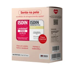 ISDIN Pack Nutrition Hair & Face Lambdapil 5a Plus 60 Cáps + Hyaluronic Concentrate Sérum 30ml