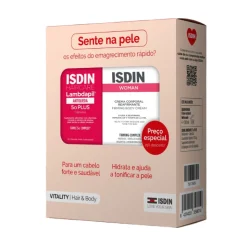 ISDIN Pack Vitality Hair & Body Lambdapil 5a Plus 60 Cáps + Woman Creme Reafirmante 200ml