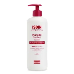Isdin Psorisdin Emoliente Loção Diária 500ml | Hidratação para Pele com Psoríaseml | Combate a Queda de Cabelo