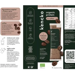 Kencko Smoothie Proteína Vegan Café 2x35g | 11g Proteína + Café