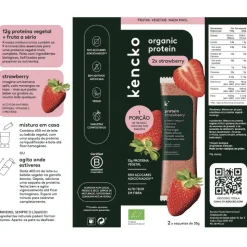 Kencko Smoothie Proteína Vegan Morango 2x35g | 11g Proteína