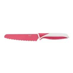 KiddiKutter Faca Infantil Dusty Pink | Corta Alimentos sem Cortar os Dedos +3 Anos