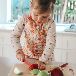 KiddiKutter Faca Infantil Petal | Corta Alimentos sem Cortar os Dedos +3 Anos