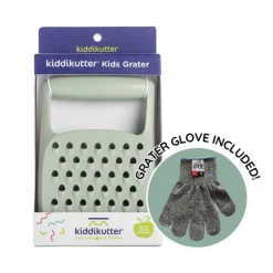 KiddiKutter Ralador Infantil Sage com Luva de Proteção | Seguro para Crianças, Aço Inoxidável, Sem BPA +3 anos