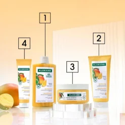 Klorane Manga Creme Nutritivo Sem Enxaguar 100ml | Cabelo Seco