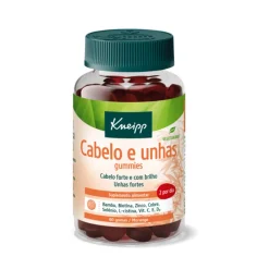 Kneipp Gomas Cabelo & Unhas 60 Uni. | Força e Brilho | Sabor a Morango
