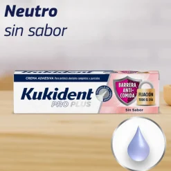 Kukident Pro Plus Creme Adesivo sem Sabor 2x40g