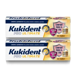 Kukident Pro Ultimate Creme Adesivo sem Sabor 2x40g