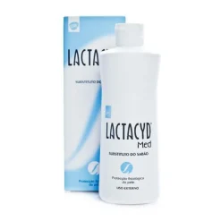 Lactacyd Med Sabão Líquido 500ml |Emulsão pH 3,5 | Para Eczema, Psoríase, Bebés | Substituto do Sabão