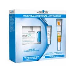 La Roche-Posay Coffret Hyalu B5 Creme 50ml + UVMune 400 SPF50 + Mela B3 Sérum | Anti-Rugas & Manchas