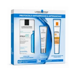 La Roche-Posay Coffret Hyalu B5 Sérum 30ml + Anthelios UVMune SPF50+ + Mela B3 | Pack Anti-Idade e Manchas