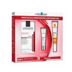 La Roche-Posay Coffret Retinol B3 Sérum 30ml + Mela B3 + Anthelios SPF50+ | Pack Anti-Idade