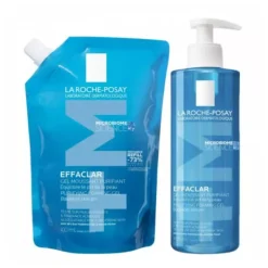 La Roche-Posay Effaclar Gel Moussant 400ml + Refill