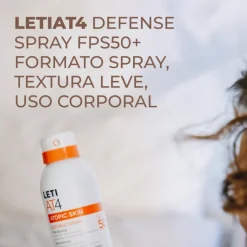 LETIAT4 Defense Spray SPF50+ 200ml | Proteção Solar para Pele Atópica