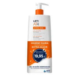 LETI AT4 Gel Banho 750ml Preço Especial | Para Pele Atópica e Sensível - Alivia Comichão