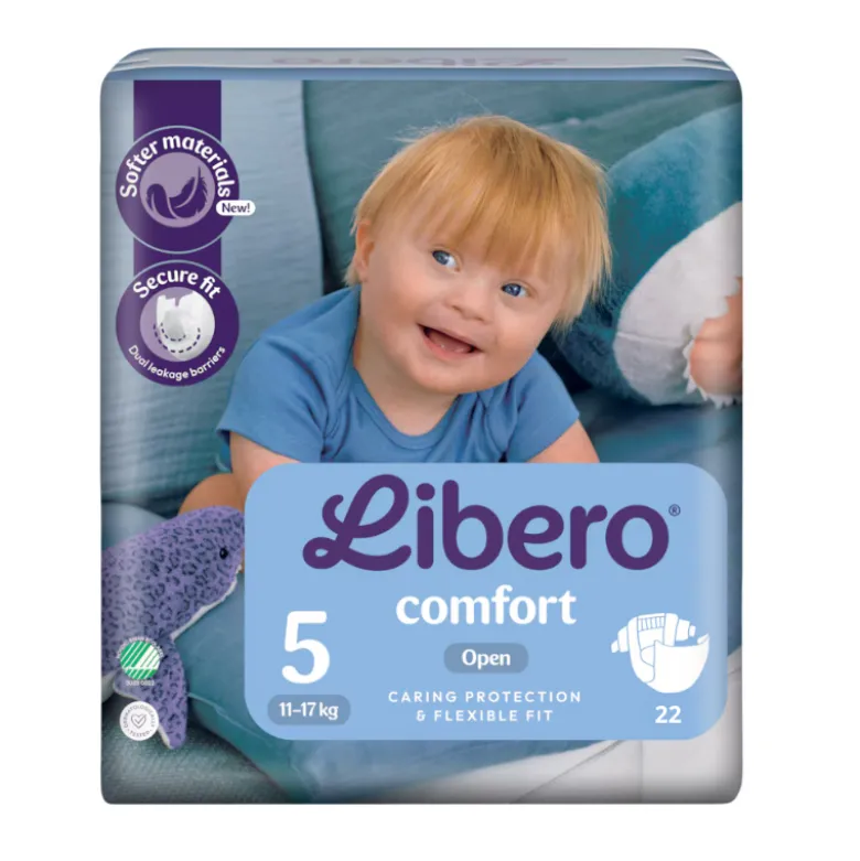Libero Comfort 5 Fralda 11-17kg | 22 Fraldas - Proteção até 12 Horas
