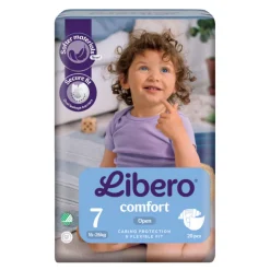 Libero Comfort 7 Fralda 16-26kg | 20 Fraldas - Proteção até 12 Horas