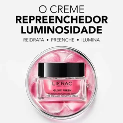 Lierac Glow Fresh Recarga Creme Preenchedor Luminosidade 50ml | Pele normal a seca