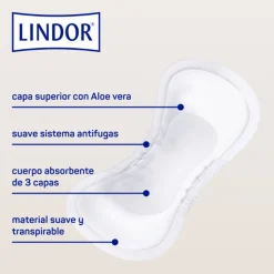 Lindor Lady Pad Extra Pensos (4 Gotas) 14 Unidades