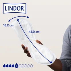 Lindor Lady Pad Maxi Pensos (5 Gotas) 14 Unidades
