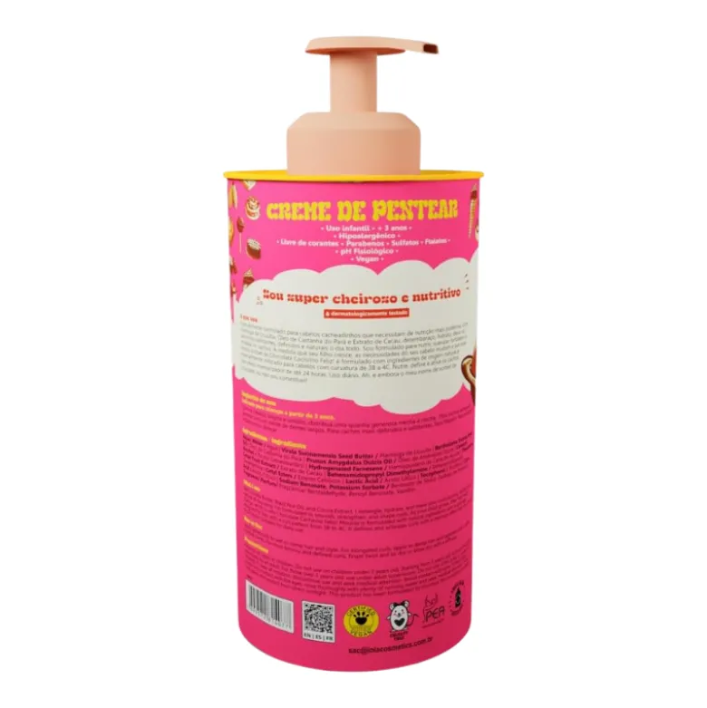 Lola Kids Cachinho Feliz Chocolate Creme de Pentear 450g