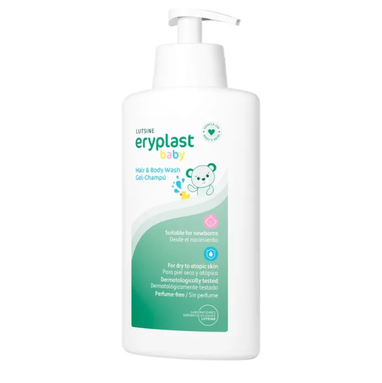 Lutsine Eryplast Baby Gel Banho e Champô Pele Sensível e Atópica Bebés 500ml
