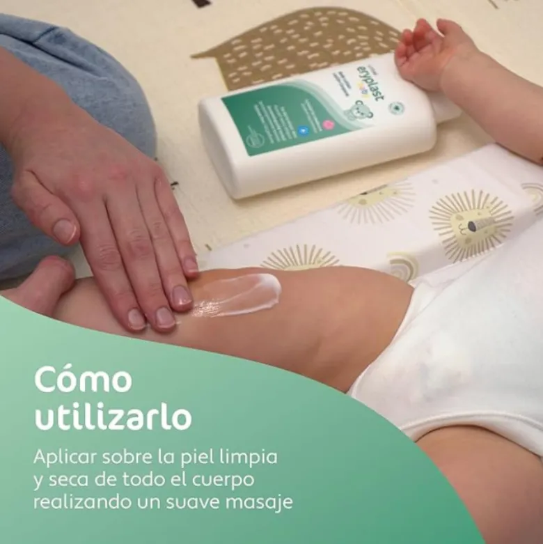 Lutsine Eryplast Baby Loção Corporal 500ml Hidratação 24h Bebé Pele Seca e Atópica