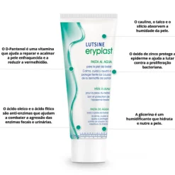 Lutsine Eryplast Pasta de Água Bebé Antivermelhidão 75g