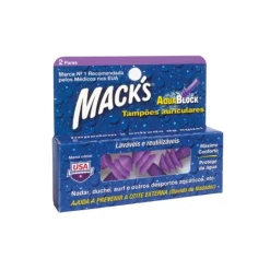 Mack's AquaBlock Tampões Auriculares 2 Pares