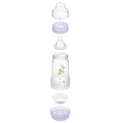 MAM Easy Start Biberão Anticólicas 2+ Meses 260ml Lilás
