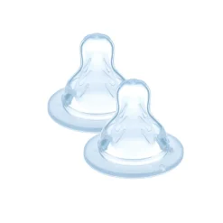MAM Tetina Fluxo 3 +4M 2 Unidades | Silicone Fluxo Rápido para Leite e outras Bebidas