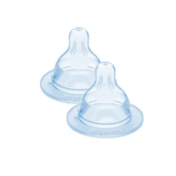 MAM Tetina Fluxo 0 +0M 2 Unidades | Tetina Silicone SkinSoft™ Recém-Nascido