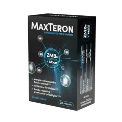 MaxTeron Suplemento Homem Energia e Libido 30 Comprimidos