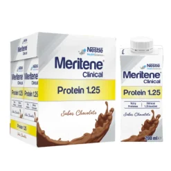 Meritene Clinical Protein 1.25 Chocolate 4x200ml | Oncologia, Desnutrição ou risco de desnutrição, Pós-operatório, Idoso frágil