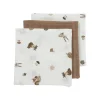 Meyco Baby Muselina Media Forest Animals Pack x3