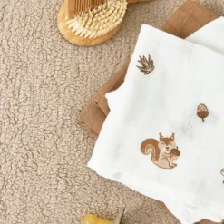 Meyco Baby Muselina Media Forest Animals Pack x3