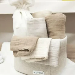 Meyco Baby Muselina Media Sand x3