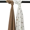 Meyco Baby Pack Muselina Forest Animals 120x120cm