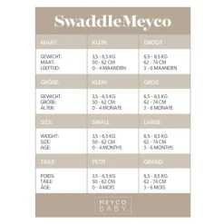 Meyco Baby Swaddle Moon Indigo 0-3M