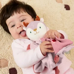 Miniland Baby Deer Doudou Veado Rosa | Tecido Macio